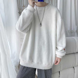 Men's Plush Thick Round Neck Sweater