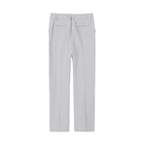 Men's Business British Casual Solid Color Pants