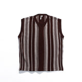 Vintage Striped Knit Vest