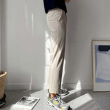 Men's Casual Slim Solid Color Cropped Pants