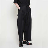 Men's Casual Loose Solid Color Wide Leg Pants