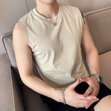 Men's Summer Slim Casual British Fake Two-Piece Sleeveless Vest