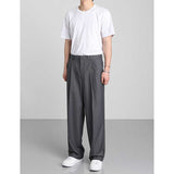 Men's Casual Loose Straight Drape Trousers