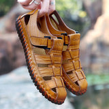Summer Men's Hollow Breathable Sandals