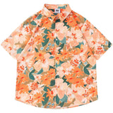 Orange Sunflower Vintage Hawaiian Shirt