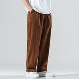 Men's Loose Straight Corduroy Pants