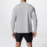 Men Casual Fitness Sports Stretch Skinny Turtleneck Long Sleeve Tops