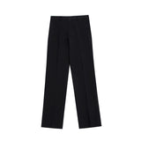 Men's Casual Loose Straight Drape Solid Color Wide Leg Pants