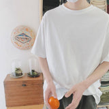 Solid Color Casual Short Sleeve T-Shirt