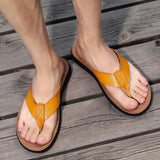 Summer Men's Casual Soft-soled Beach Slippers