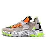 Graffiti Breathable Mesh Casual Sneakers