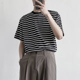 Loose Striped Short Sleeve T-Shirt