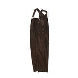 Men's Corduroy Bib Overalls Jumpsuit Romper Pant Trouser