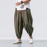 Men's Casual Baggy Drawstring Hippie Boho Aladdin Harem Pants