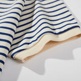 POLO Shirt Short Sleeve Loose Striped T-Shirt