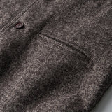 Retro Tweed Double Layer Multi-pocket Vest