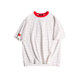 Striped Casual Short Sleeve T-Shirt