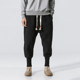 Men's Joggers, Sweatpants, Low Crotch Sweats Slim Fit Trousers Harem Hip Hop Pants