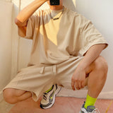 Men's Two Piece T-Shirt and Short Sleeve Shorts