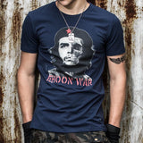 Men's Casual Che Guevara Avatar Old Print Round Neck Slim Fit Short Sleeve T-Shirt