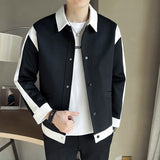 British Twill Coat Stitching Lapel Jacket