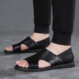 Summer Leisure Men's Leather Sandals