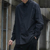 Men's Japanese Diablo Loose Long Sleeve Shirt