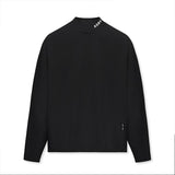 Men Casual Fitness Sports Stretch Skinny Turtleneck Long Sleeve Tops