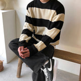 Striped Crew Neck Sweater