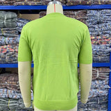 Men's Business Summer Casual Slim Thin Round Neck Short Sleeves Knit Tops