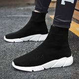 Men Knit Upper Breathable Sport Shoes