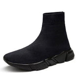 Men Knit Upper Breathable Sport Shoes